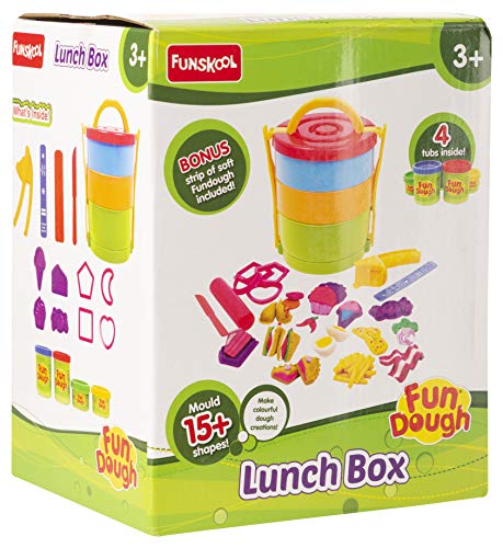 Preview image 10 Product Image for - BC9047734878521 for FunDough Lunch Box: Shaping and Sculpting Playset - Multi-Colour