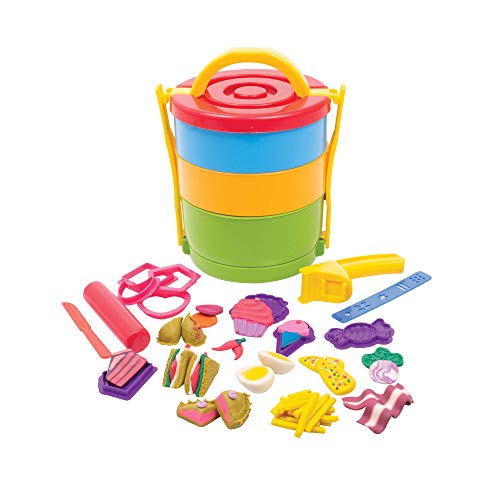 Preview image 8 Product Image for - BC9047734878521 for FunDough Lunch Box: Shaping and Sculpting Playset - Multi-Colour