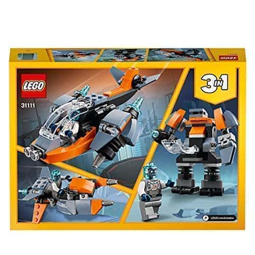 7th product image for Build and Play with LEGO Creator Cyber Drone - 3-in-1 Building Kit - BachcheCompany.com