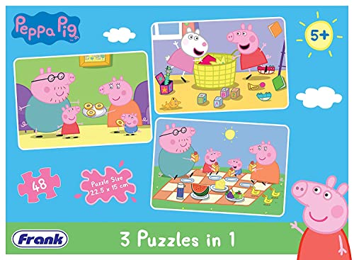 2nd product image for 48-Piece Peppa Pig Puzzles for Kids | Ages 5+ - BachcheCompany.com