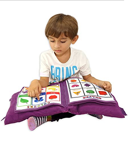 8th product image for Kids Learning Cushion Book - ABCD Toys Pack of 1 - BachcheCompany.com
