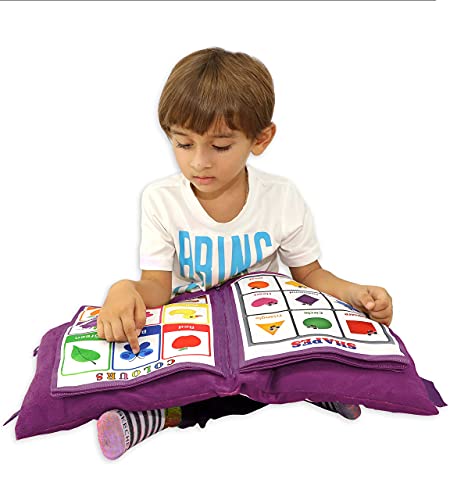 Preview image 8 Product Image for - BC9048842207545 for Kids Learning Cushion Book - ABCD Toys Pack of 1