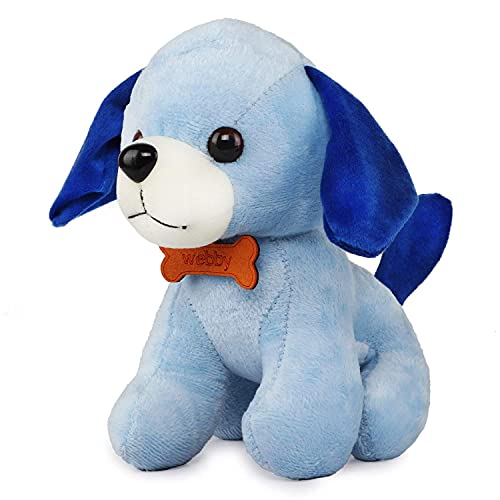 Preview image 1 Product Image for - BC9048881463609 for Adorable Webby Soft Animal Plush Dog Toy - 20cm Blue