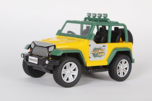 Preview image 4 Product Image for - BC9048900993337 for Multicolour Safari Car - 1 Pull Back Vehicle for Kids