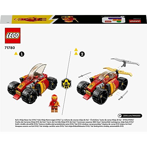 Preview image 6 Product Image for - BC9048939725113 for LEGO Ninjago Kai's Ninja Race Car Evo 71780 | 94-Pc Building Toy Set
