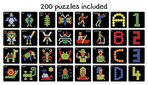 5th product image for Fun Magnetic Puzzles for Kids - 400 Magnets, 200 Puzzles, Display Stand - BachcheCompany.com