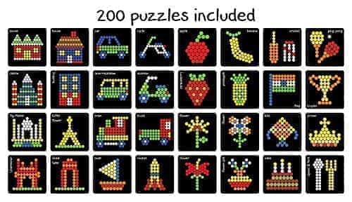 6th product image for Fun Magnetic Puzzles for Kids - 400 Magnets, 200 Puzzles, Display Stand - BachcheCompany.com