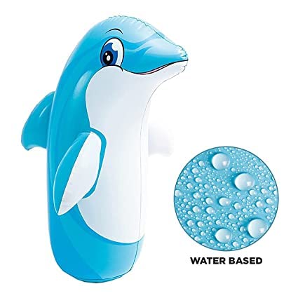 7th product image for Fun Inflatable Dolphin Toy for Toddlers - Great for Playtime! - BachcheCompany.com