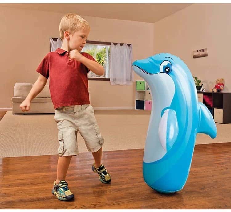 8th product image for Fun Inflatable Dolphin Toy for Toddlers - Great for Playtime! - BachcheCompany.com