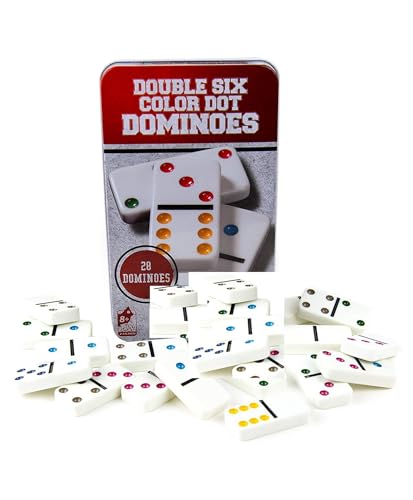 Preview image 1 Product Image for - BC9048972230969 for Colorful Dot Dominoes Tile Game for Adults and Kids