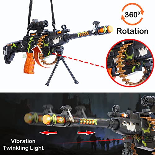Preview image 4 Product Image for - BC9048979734841 for Fun and Exciting 25 Musical Army Style Toy Gun for Kids