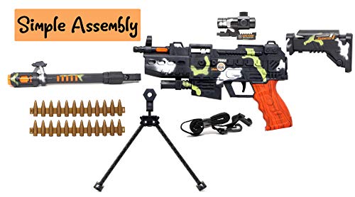 Preview image 6 Product Image for - BC9048979734841 for Fun and Exciting 25 Musical Army Style Toy Gun for Kids
