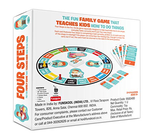 Preview image 8 Product Image for - BC9049070436665 for Simple Family Game for Daily Routine - Funskool Four Steps