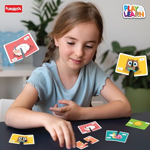 4th product image for Funskool Rhyming Words Puzzle for 4+ Year Olds - BachcheCompany.com