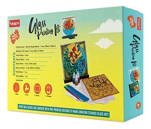 7th product image for Create Your Own Glass Painting Kit - Funskool Handycrafts - BachcheCompany.com