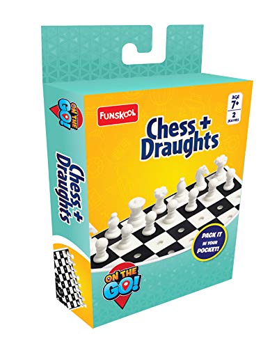 Preview image 1 Product Image for - BC9049162645817 for Portable Travel Games for Kids and Adults: Chess and Draught War