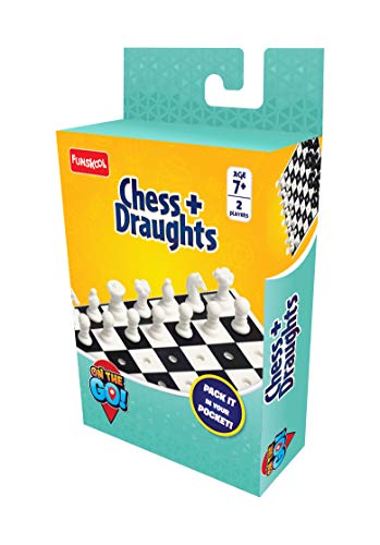 Preview image 2 Product Image for - BC9049162645817 for Portable Travel Games for Kids and Adults: Chess and Draught War