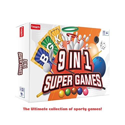 2nd product image for Ultimate Strategy Fun: Funskool Games Super 9-in-1, Ages 8+ - BachcheCompany.com