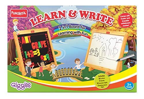 Preview image 2 Product Image for - BC9049183912249 for Funskool 2-in-1 Magnetic Slate: Early Learning Toy
