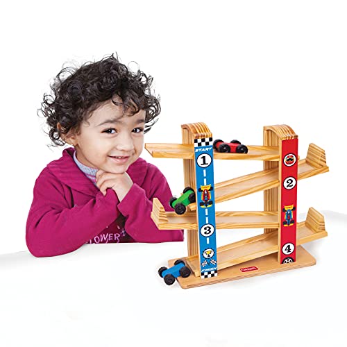 Preview image 5 Product Image for - BC9049199542585 for Giggles Funskool Ramp Racer Toy with 3 Mini Cars - Free Wheeling!