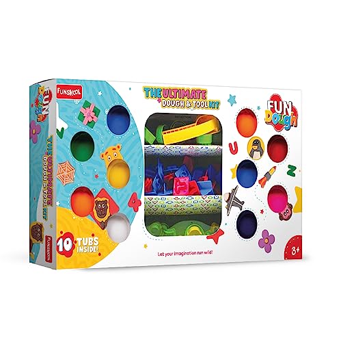 Funskool Playset Ultimate Dough Kit - 64-Piece Multicolour Toy - BachcheCompany.com