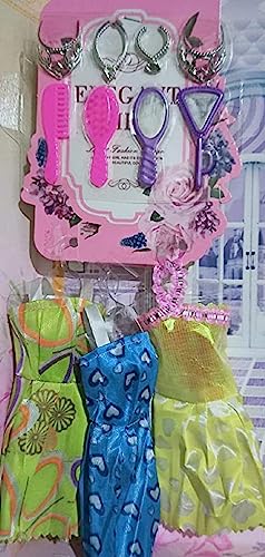 3rd product image for Stylish Doll Toy for Girls with Moveable Limbs and Fashion Accessories - BachcheCompany.com