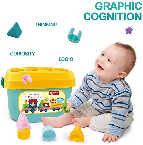Preview image 3 Product Image for - BC9053938417977 for Shape Sorting Blocks: Educational Toy for Babies