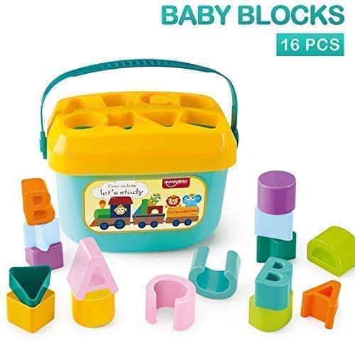 9th product image for Shape Sorting Blocks: Educational Toy for Babies - BachcheCompany.com