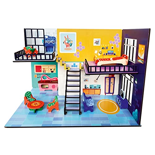 3rd product image for DIY Play Town Wooden Doll House - Toys for Girls - BachcheCompany.com