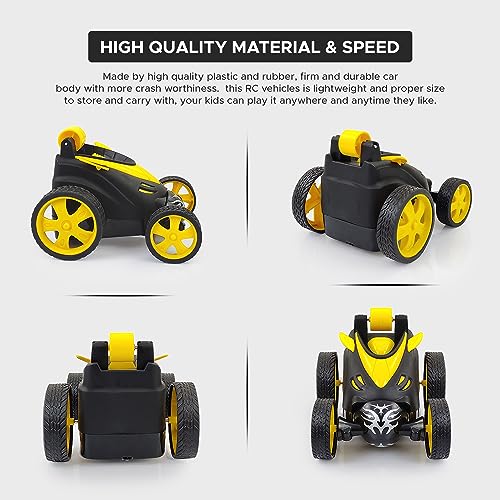 Preview image 9 Product Image for - BC9054865195321 for 360° RC Stunt Car - Yellow | Kids' Electric Race Toy