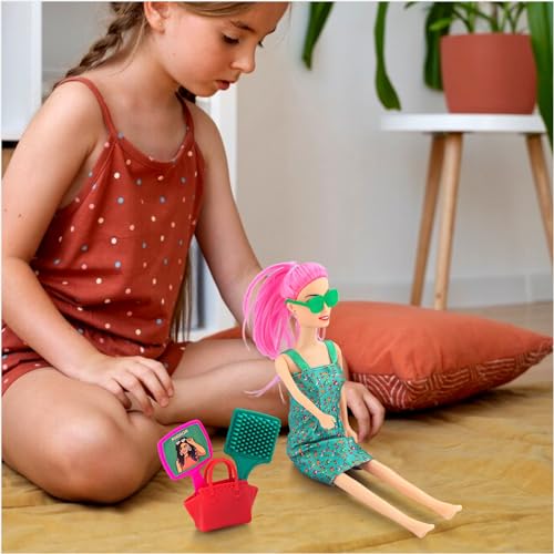 Preview image 3 Product Image for - BC9054870110521 for Myra Doll - Moveable Arms and Legs, Green Dress
