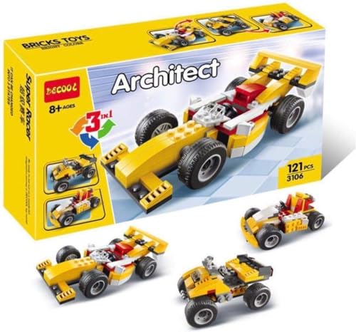 Preview image 1 Product Image for - BC9055339675961 for 3-in-1 Highway Cruiser Building Block Set for Kids