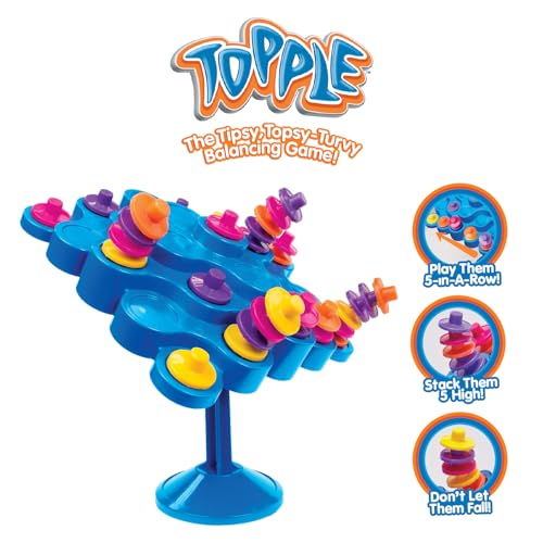 Preview image 3 Product Image for - BC9055357763897 for Topple Strategy Balancing Game - Fun for Kids and Family