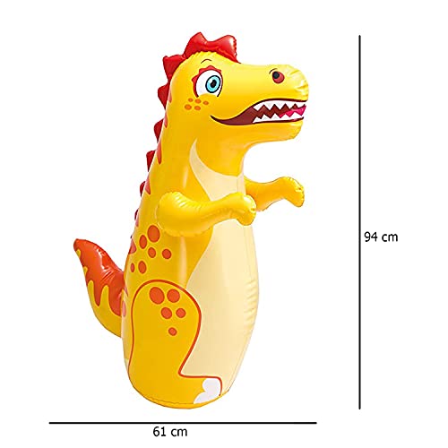 Preview image 5 Product Image for - BC9055403180345 for Hit Me Inflated Toy - Inflatable Dinosaur Punching Bag for Kids
