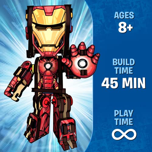 Preview image 5 Product Image for - BC9061566153017 for STEM Building Toy - Iron Man Action Figure