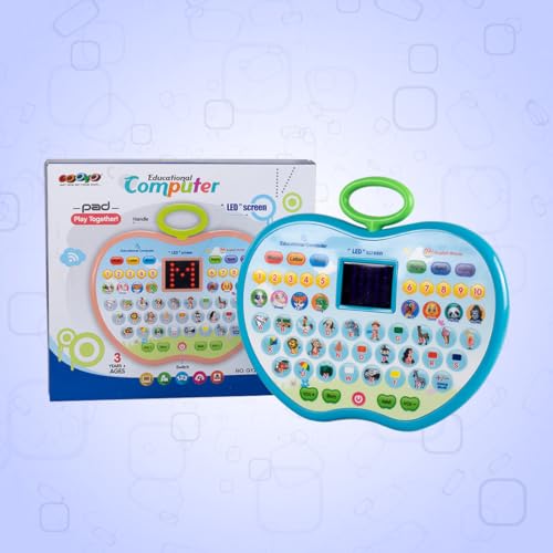 2nd product image for Play and Learn Laptop Toy - Blue Color - BachcheCompany.com