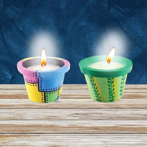 6th product image for DIY Christmas Candle Making Kit for Kids - Pretty Pots - BachcheCompany.com