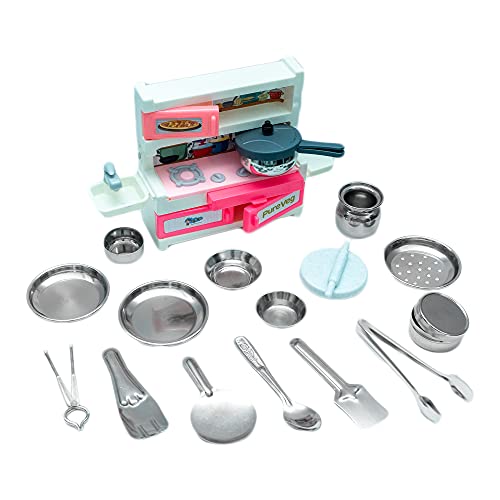 Preview image 8 Product Image for - BC9061603377465 for 19-Piece Kitchen Play Set for Kids - Roleplay Pretend Play Kit