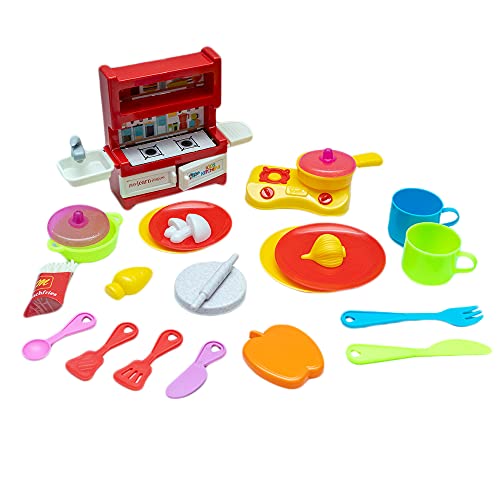 Preview image 8 Product Image for - BC9061624021305 for Roleplay Kitchen Play Set for Kids - Superchef Kitchen Set