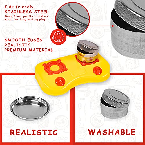 4th product image for Roleplay Kitchen Set for Kids - Sweet Heart Kitchen Set - BachcheCompany.com