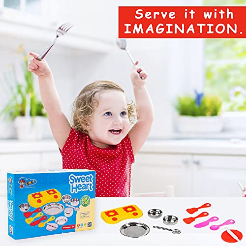 Preview image 5 Product Image for - BC9061630902585 for Roleplay Kitchen Set for Kids - Sweet Heart Kitchen Set