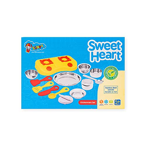 6th product image for Roleplay Kitchen Set for Kids - Sweet Heart Kitchen Set - BachcheCompany.com