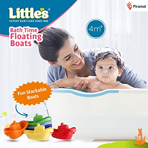 2nd product image for Colorful Floating Boats Bath Toy for Babies - 6 Pieces - BachcheCompany.com
