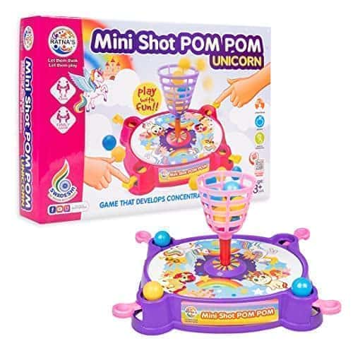 3rd product image for Unleash Fun with Unicorn Printed Basket Ball Game - BachcheCompany.com