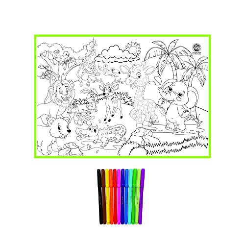 Preview image 4 Product Image for - BC9061666062649 for My Coloring Mat: Fun and Easy Way to Learn - 40x27 Inches