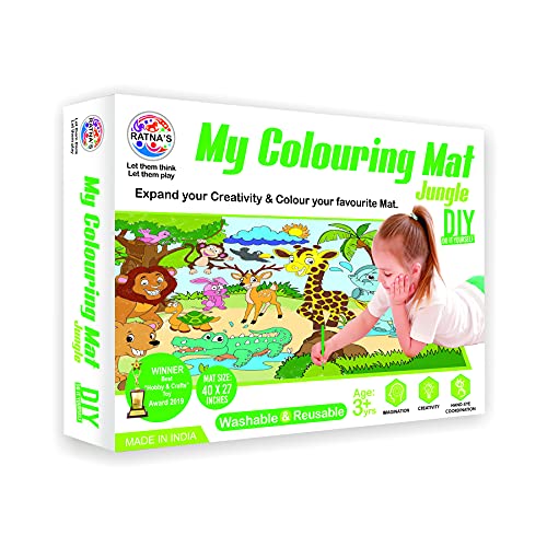 8th product image for My Coloring Mat: Fun and Easy Way to Learn - 40x27 Inches - BachcheCompany.com