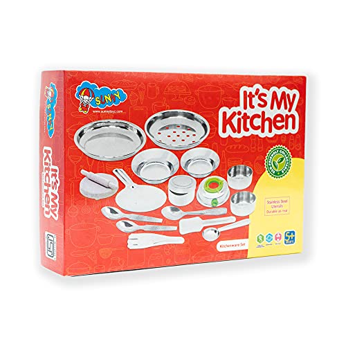 Preview image 1 Product Image for - BC9061672714553 for Kids' Plastic Kitchen Set - Roleplay and Pretend Play Set