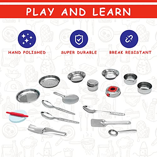 Preview image 3 Product Image for - BC9061672714553 for Kids' Plastic Kitchen Set - Roleplay and Pretend Play Set