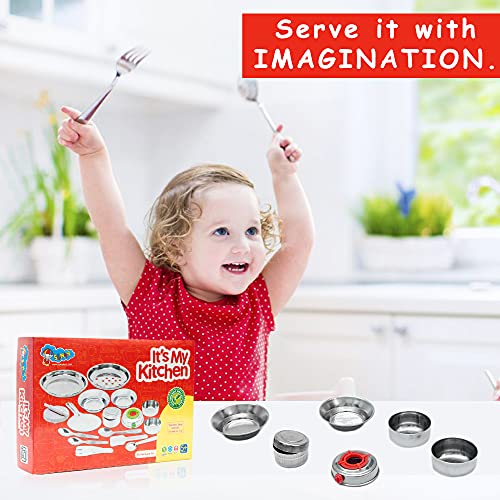 Preview image 5 Product Image for - BC9061672714553 for Kids' Plastic Kitchen Set - Roleplay and Pretend Play Set